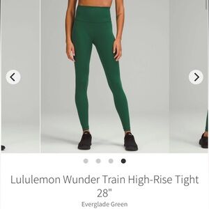 Lululemon Wunder Train High-Rise Tight 28"
